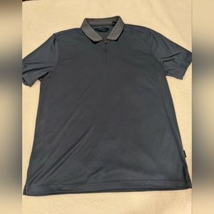 Men's Perry Ellis short sleeve polo - Blue - Large